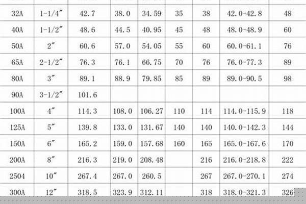 方管尺寸对照表/a_方管尺寸对照表大全