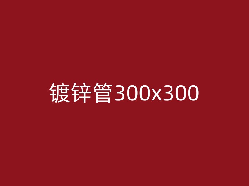 镀锌管300x300